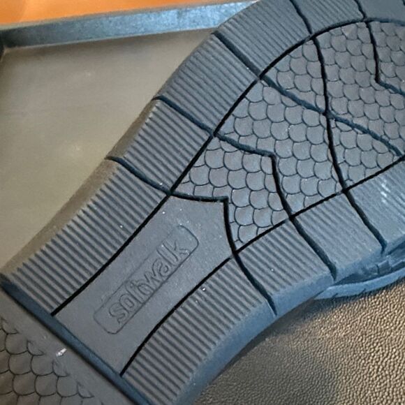 SoftWalk San Marcos II Clogs Black Woven size 9M - Picture 9 of 12